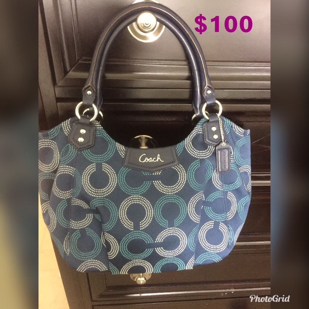 Coach Ashley Dotted HOBO